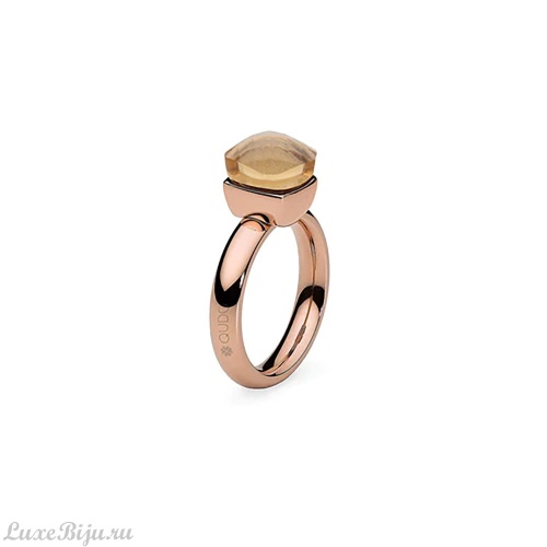 Кольцо Qudo Firenze champagne 18.5 мм 612086 BR/RG