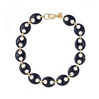 Колье Francesca Bianchi, с эмалью, FB25.2-BS19 черный