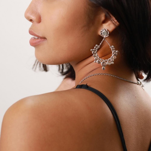 Серьги ORI TAO, Malaga, подвески с берберским узором, OT22.1-12-30231 серебристый фото 9