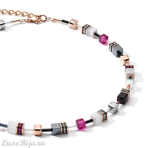 Колье Coeur de Lion White&Pink Rose Gold, 4013/10-0400 фото 2