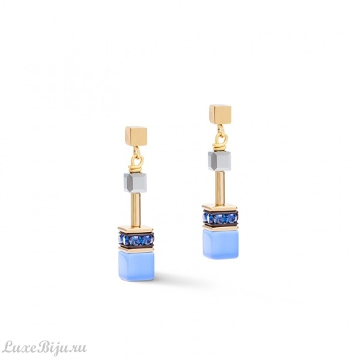 Серьги Coeur de Lion Blue-Gold, 2839/21-0716
