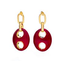 Серьги Francesca Bianchi, с эмалью, FB25.2-BSOR21 красный