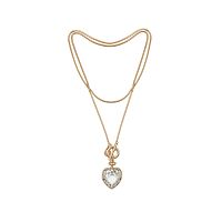 Колье Fiora Luna Crystal Heart Togl, LN5237 G