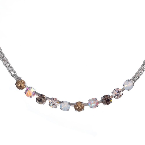 Колье Catherine Bijoux, More is more for crystals, с кристаллами, CB25.1-5323AS серый фото 3