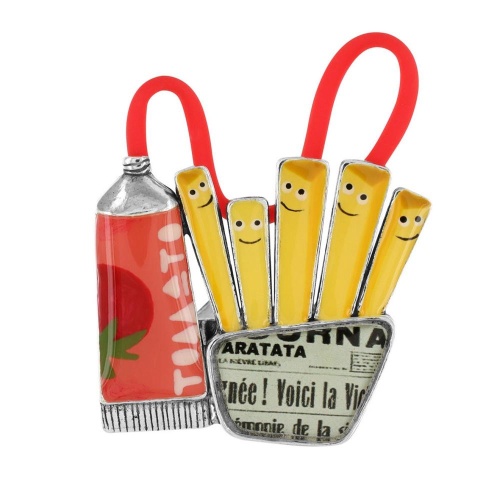 Кольцо TARATATA, Ketchup, разъемное, смола, резиновый шнур, TT-W23-08419-10M серебристый