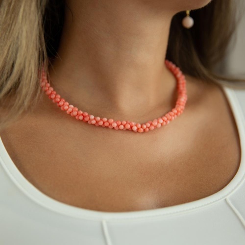 Колье Lanzerotti, Anne with an E, с кораллом, LZ-25.08-260 розовый фото 3