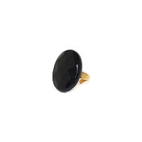 Кольцо Nature Bijoux, Bagheera, разъемное, с агатом, NB24.1-19-25075 черный
