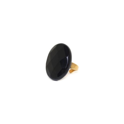 Кольцо Nature Bijoux, Bagheera, разъемное, с агатом, NB24.1-19-25075 черный