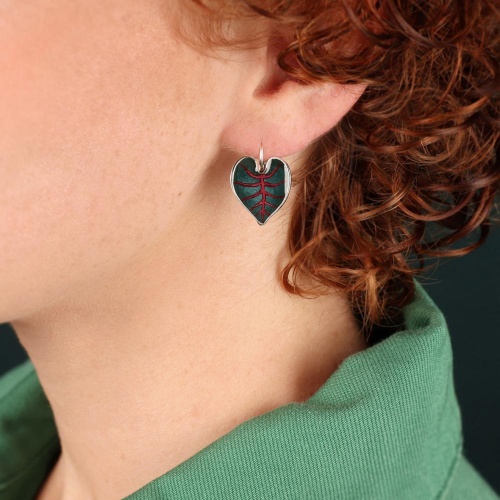 Серьги TARATATA, Fabuleuse, с цветной смолой и узорами, TT-W25-01704-10M серебристый фото 2