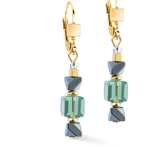 Серьги Coeur de Lion Green-Turquoise, 4243/20-0506 фото 2