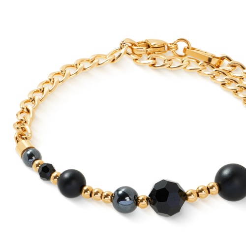 Браслет Coeur de Lion Black-Gold, 4089/30-1316 фото 2