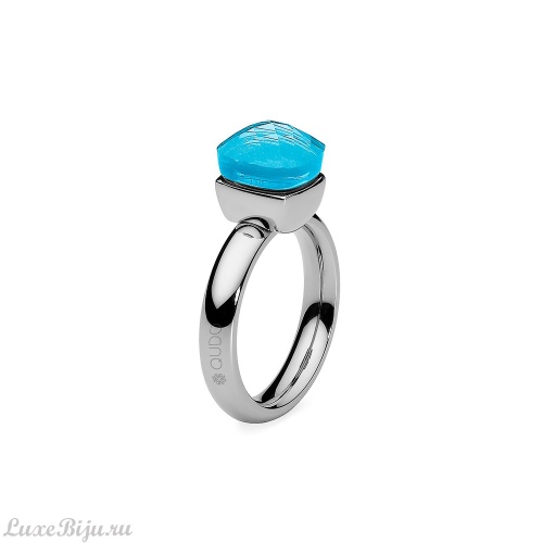 Кольцо Qudo Firenze dark aquamarine 15.9 мм 610895/15.9 BL/S