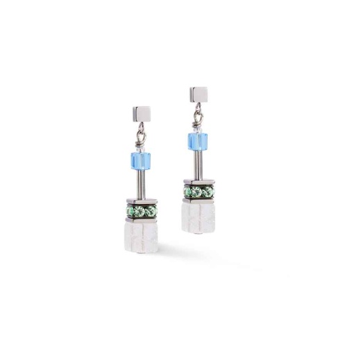 Серьги Coeur de Lion Aqua-Green, 4905/21-2005