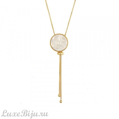 Колье Possebon mother pearl mosaic B2591.1 BW/G