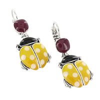 Серьги TARATATA, Cox, с цветной смолой, TT-T25-04716-10Y желтый