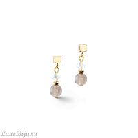 Серьги Coeur de Lion Grey-Gold, 4345/21-1216