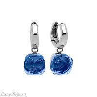 Серьги Qudo Firenze Light Sapphire 300186 BL/S