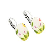 Серьги TARATATA, Hop, с цветной смолой, TT-T25-05717-101 белый