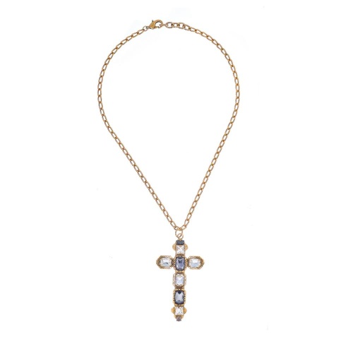 Колье Celeste G, с подвеской-крестом, Swarovski, CS26.1-1141 хрустальный фото 2