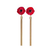 Серьги TARATATA, Carmen, смола, слюдяной порошок, агат, TT-W25-04942-203 красный