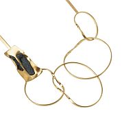 Колье Katerina Vassou, Asteroid, гривна с турмалином, KV26.1-404932G черный