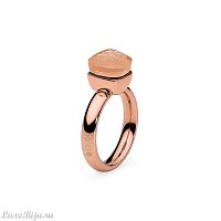 Кольцо Qudo Firenze light peach 16.5 мм 610494/16.5 BR/RG