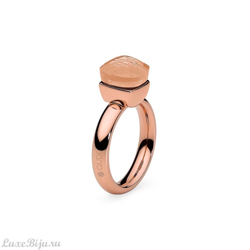 Кольцо Qudo Firenze light peach 16.5 мм 610494/16.5 BR/RG