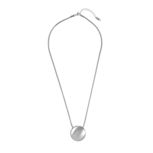 Колье Moon Paris, Steel, с подвеской в форме диска, MS-26.01-023 серебристый