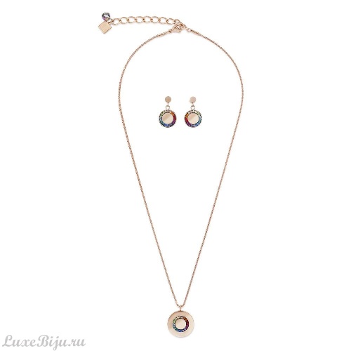 Колье Coeur de Lion Multicolor-Roségold 5004/10-1577 фото 2