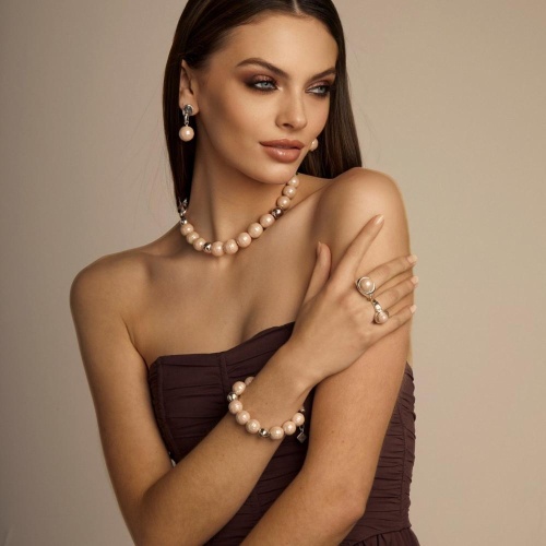 Кольцо VIDDA, Pearl, с жемчугом, VD23-01645 красный, 19,5 фото 3