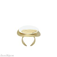 Кольцо Katerina Vassou, Timbre, разъемное, с элементами в форме диска, KV26.1-406021GWHITE белый