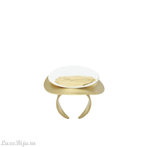 Кольцо Katerina Vassou, Timbre, разъемное, с элементами в форме диска, KV26.1-406021GWHITE белый