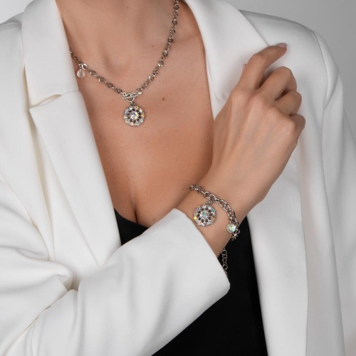 Браслет Lanzerotti, Cuori, с кристаллами, LZ-24.02-137 хрустальный фото 2