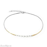 Колье Coeur de Lion White bicolor, 1117/10-1426