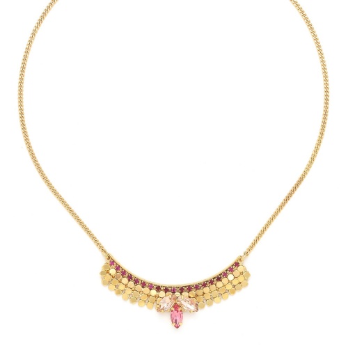 Колье Franck Herval, Irene, с кристаллами Swarovski, FH24.2-15-64170 золотистый фото 2