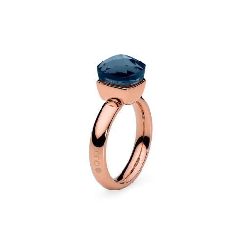 Кольцо Qudo Firenze dark blue 16.5 мм 611070 BL/RG