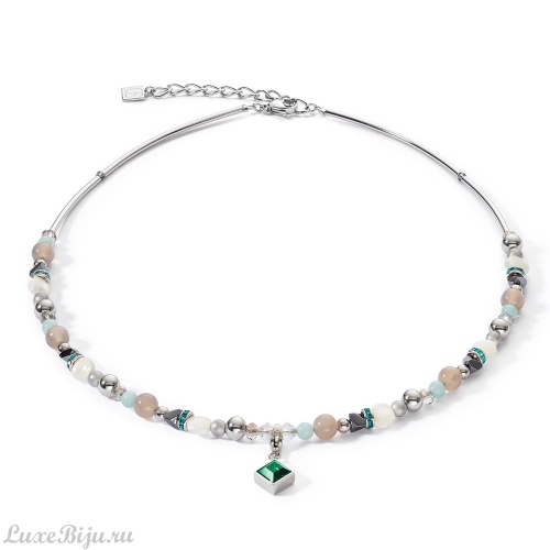 Coeur de Lion Колье Coeur de Lion Dark Green 4544/10-0521