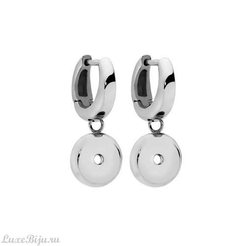 Серьги - база Qudo Basic silver 301564 S