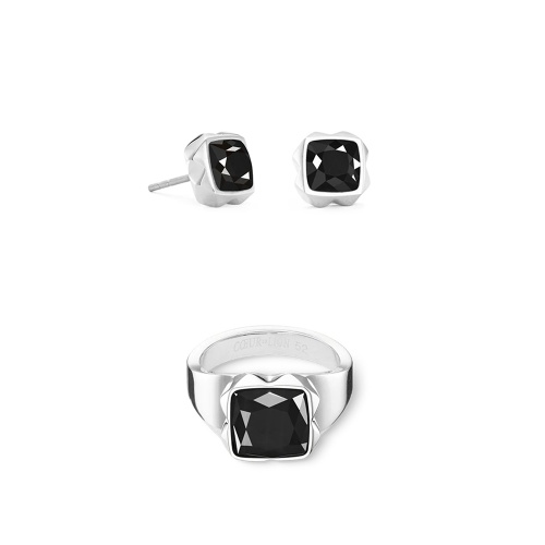 Серьги Coeur de Lion Black-Silver, 1200/21-1317 фото 5