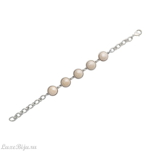 Классический браслет Pearl Amazonite Beige C1362.12 BR/S