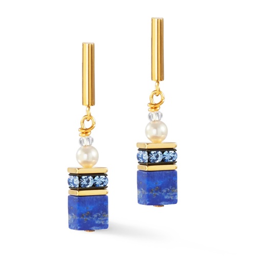 Серьги Coeur de Lion Blue-Gold, 5086/21-0716 фото 7