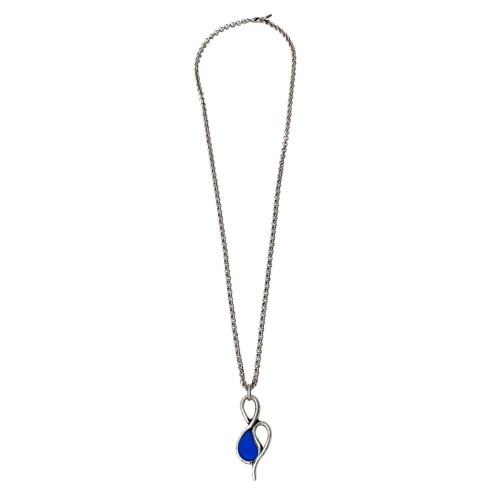Колье Tra-la-ra, Infinity, с подвеской и вставкой из смолы, TLR23-231P205 синий