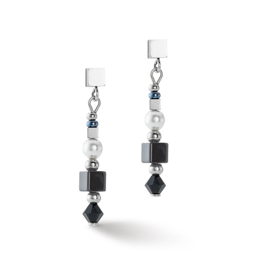 Серьги Coeur de Lion Black-Silver, 4355/21-1317 фото 5