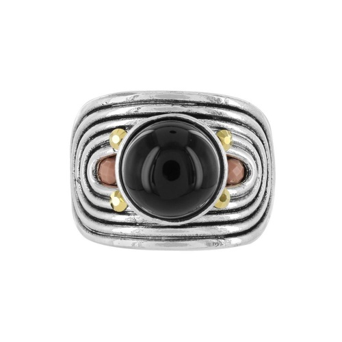 Кольцо TARATATA, Full moon, разъемное,с цветной смолой и кристаллами, TT-H23-02401-102 черный фото 10