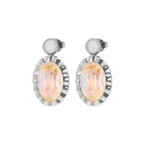 Серьги Qudo TIVOLA UNICA big (S/P) Ivory cream delite 2,65cm, 332201 фото 6