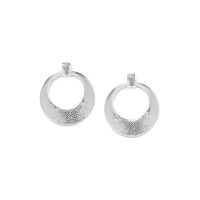 Серьги ORI TAO, Manta, с текстурой кожи ската, OT23.2-12-30793 серебристый