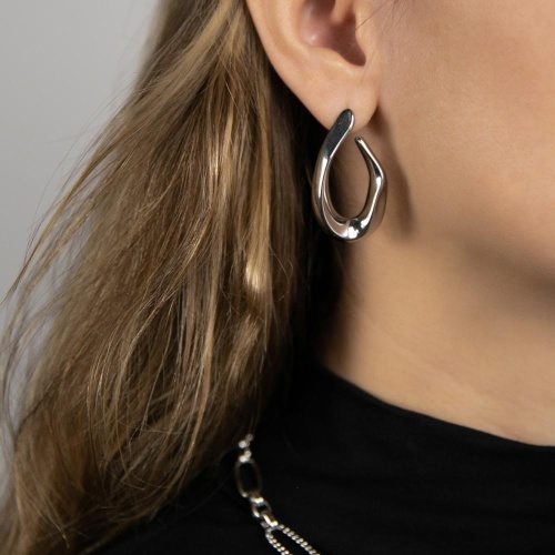 Серьги Dansk Copenhagen, Courage Waterproof, с лаконичным дизайном, DNSK25.2-3W2501012 серебристый фото 2