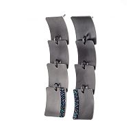 Серьги Katerina Vassou, Amazon, с кристаллами, KV23-307074B серебристый