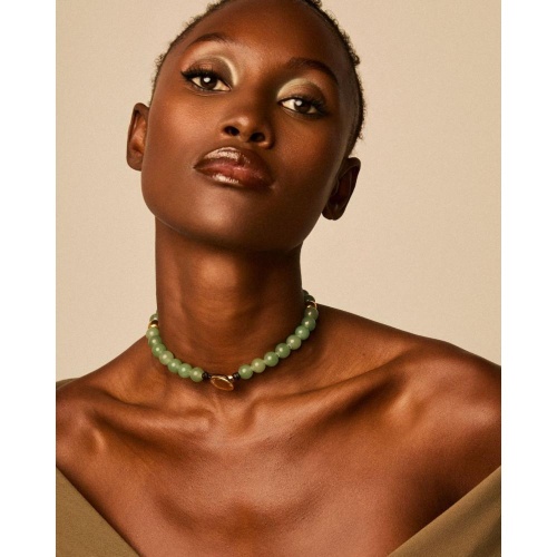 Колье VIDDA, Hera, с авантюрином и кожей, VD25.1-02171203 зеленый, 50см фото 2