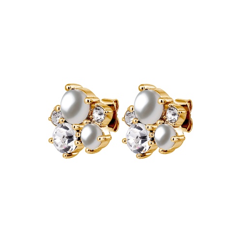 Серьги Dyrberg Kern MINNIE SG CRYSTAL / WHITE PEARL  480161, 480161